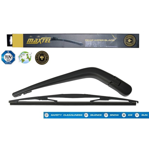 MAXTEL 12612209 Silecek Kolu Arka Ve Süpürgesi Honda Fıt Jazz 09-14- 350Mm 