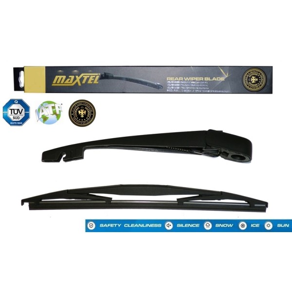 MAXTEL 12612510 Silecek Süpürgesi Arka Kollu Komple Honda Crv 2017- 12,5 315Mm 