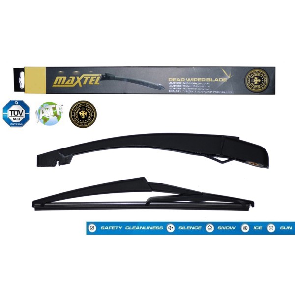 MAXTEL 12613417 Silecek Süpürgesi Arka Kollu Citroen C3 II A51 2009-2016 12 305Mm 