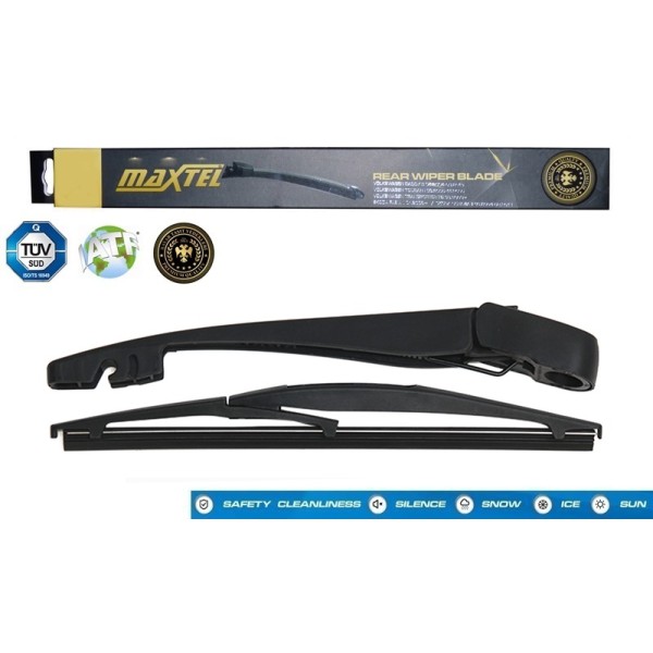 MAXTEL 12621376 Silecek Süpürgesi Arka Kollu Komple Suzuki Sx4 Hb 2006- 10 250Mm