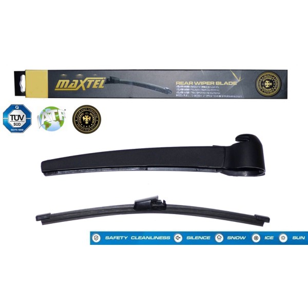 MAXTEL 12622498 Silecek Süpürgesi Arka Kollu Seat Leon 1P1 2005-2008 (Fıskiyelı) 11 275Mm