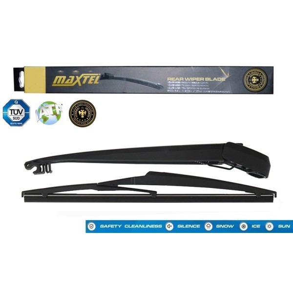 MAXTEL 12625388 Silecek Süpürgesi Arka Kollu Komple Mazda 3 2013- 12 305Mm