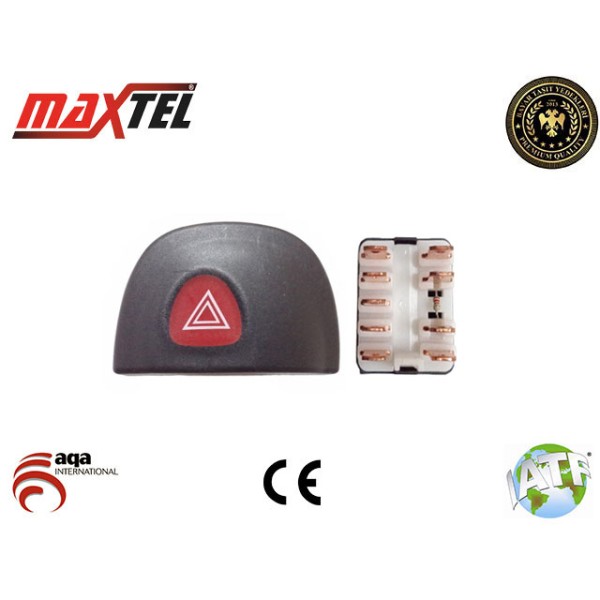 MAXTEL 16204043 Flaşör Anahtarı Megane I An0480 10908 