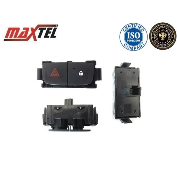MAXTEL 16204622 Flaşör Anahtarı Dörtlü Renault Trafic III 14-, Dacia Dokker (Fe/Fk) 12-15, Dacia Log