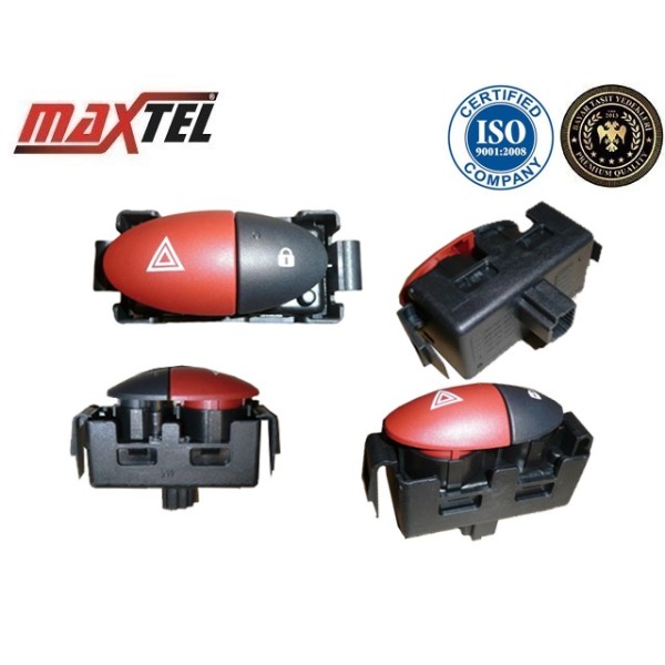 MAXTEL 16204991 Flaşör Anahtarı Dörtlü Renault CLIO II 99-15 Hb, Renault Kangoo III 10-, Renault Mas 