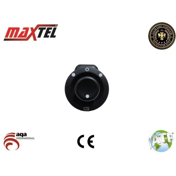 MAXTEL 16604533 Ayna Ayar Düğmesi Katlanır CLIO III Kangoo Megane II-Twingo-Master 10 Pin 2002-