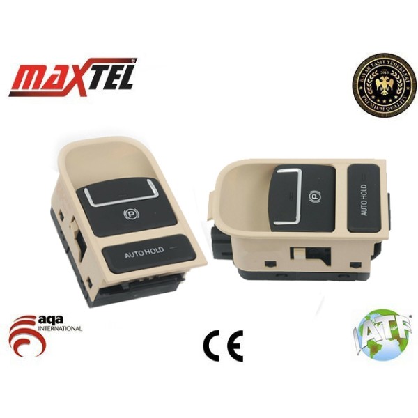 MAXTEL 16806228 El Fren Ve Auto Hold Anahtarı VW Tiguan Sharan 07-18 16 Pin Bej 5N0927225