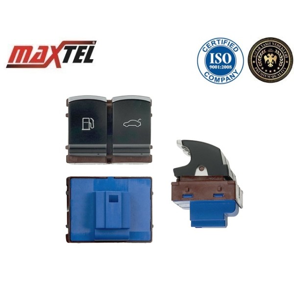 MAXTEL 17006903 Bagaj-Depo Kapak Açma Anhtarı VW Passat B6,B7 Nikelajlı 3 Pin