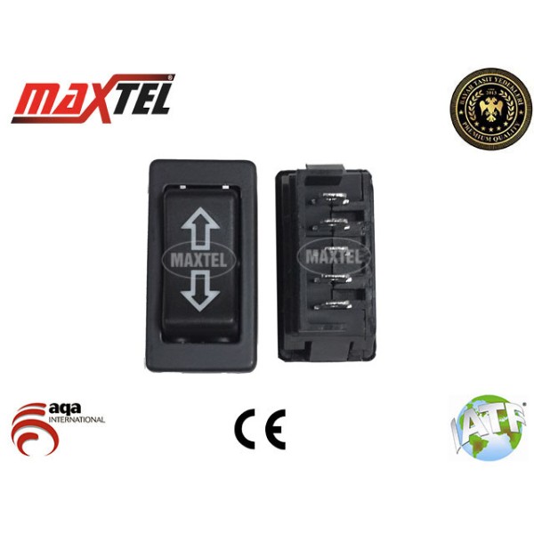 MAXTEL 18201698 Cam Açma Düğmesi Üniversal Oklu 