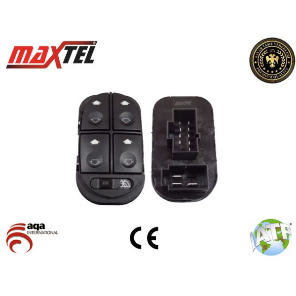 MAXTEL 18202031 Cam Açma Düğmesi Ford Mondeo 93-00- Ön Sol 4 Cam Otomatik An0865 25243