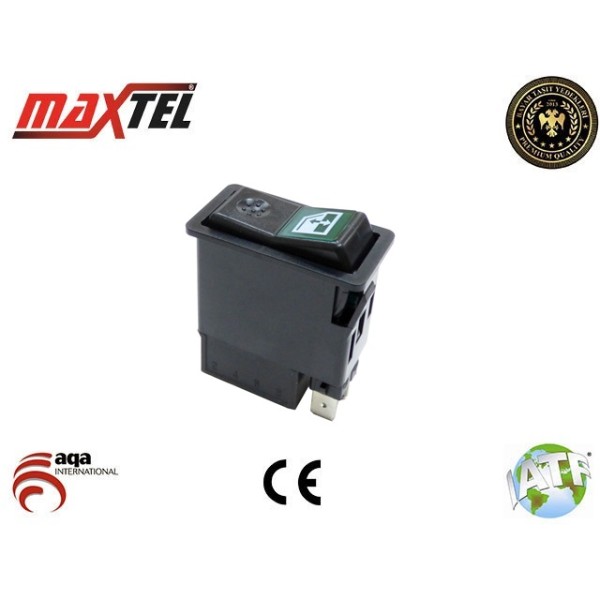 MAXTEL 18202065 Cam Açma Düğmesi Ford Cargo Sol 8 Fişli 