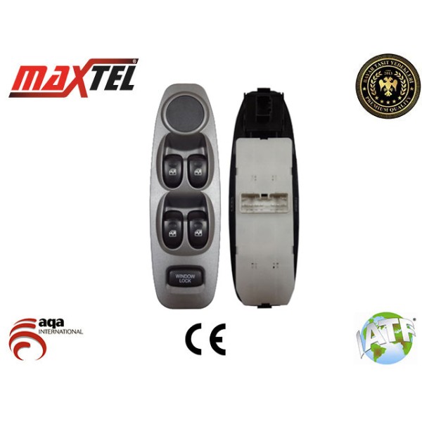 MAXTEL 18203003 Cam Açma Düğmesi Ön Sol 4'Lü Komple Accent 2000 - 2002 (Milenyum Kasa)