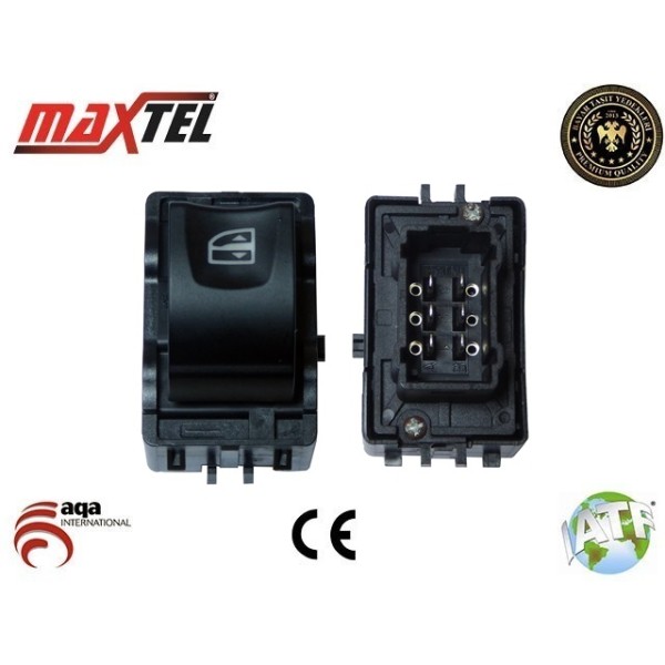 MAXTEL 18204003 Cam Anahtarı Scenic III 2009-,Laguna III 6 Fişli Arka