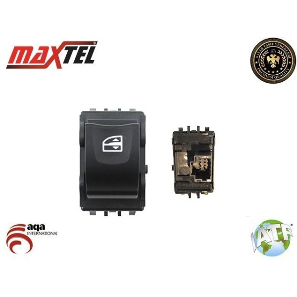 MAXTEL 18204004 Cam Kaldırma Anahtarı Fluence III-Laguna III- Latitude- Megane III-Scenic III 4 Pin 