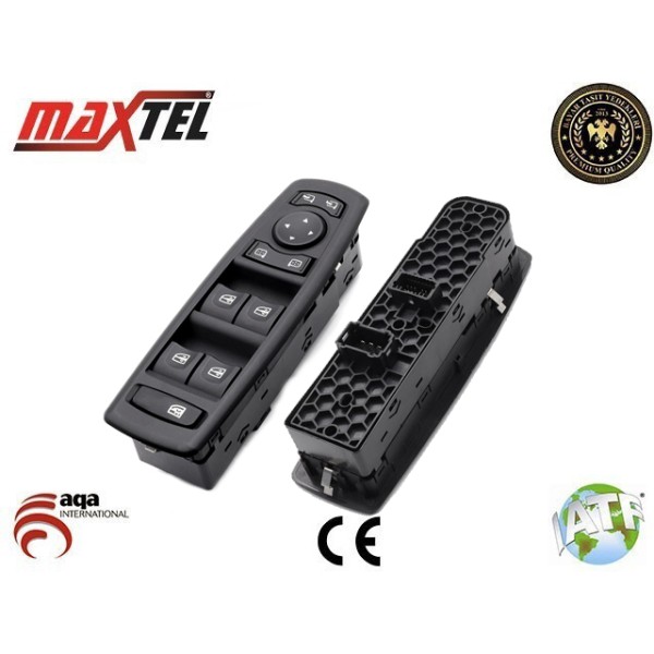 MAXTEL 18204006 Cam Açma Kapama Anahtarı Renault Fluence (08-) Fluence III, Renault Megane III (08-) 