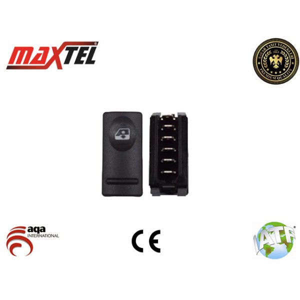 MAXTEL 18204337 Cam Açma Düğmesi R19 Ön Sağ An0360 25276