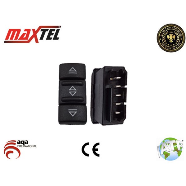 MAXTEL 18204339 Cam Açma Düğmesi R19 Ön Sol An0350 25275