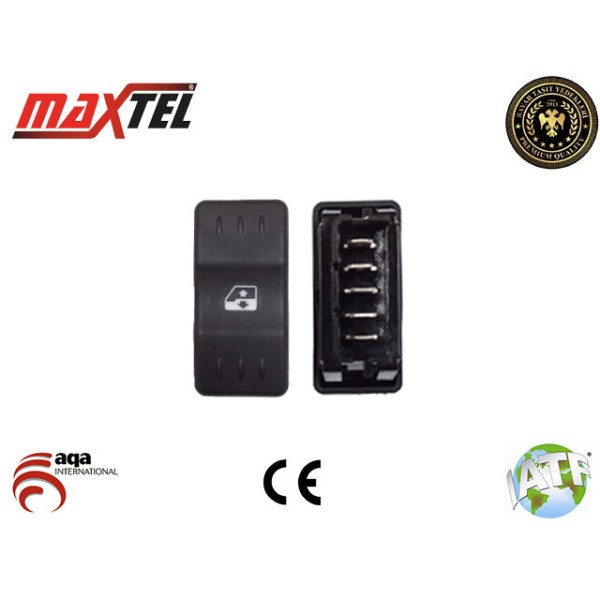 MAXTEL 18204982 Cam Açma Düğmesi Dacia Logan Dokker 