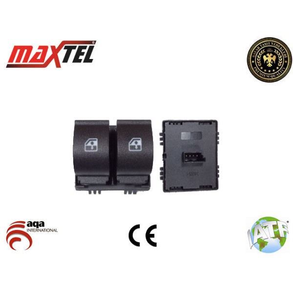 MAXTEL 18205003 Cam Açma Düğmesi Linea Ön Sol 25107