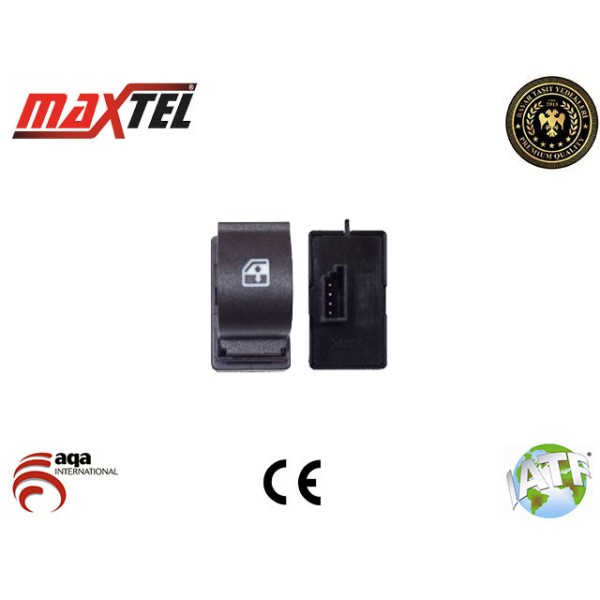 MAXTEL 18205004 Cam Açma Düğmesi Linea Ön Sağ 25108 