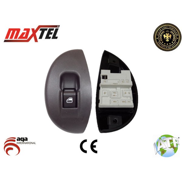 MAXTEL 18205006 Cam Açma Düğmesi Palio Siena Ön Sağ An0713 