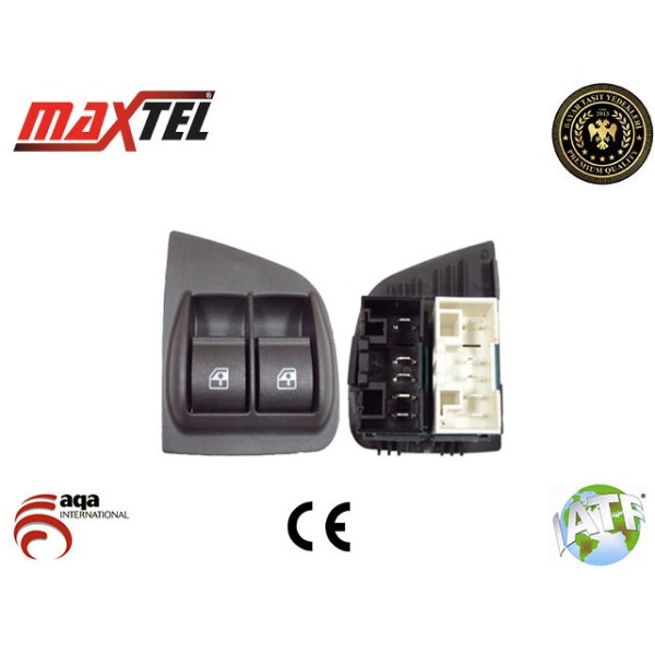 MAXTEL 18205033 Cam Açma Düğmesi Doblo 06- Â€º Ön Sol An0702 25101