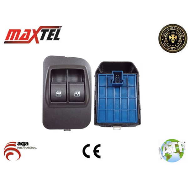 MAXTEL 18205039 Cam Düğmesi Ön Sol Fiorino Bipper Nemo 8 Fişli 
