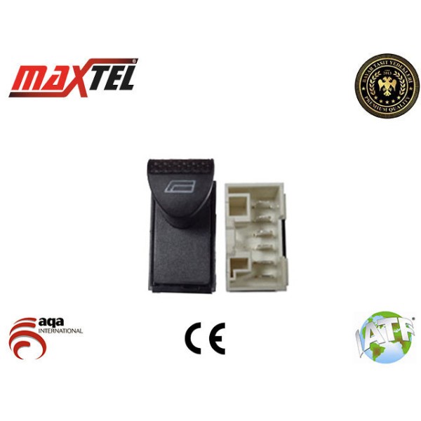 MAXTEL 18205717 Cam Açma Düğmesi Palio Albea Tekli Ön Sol Dış An0720 25175 