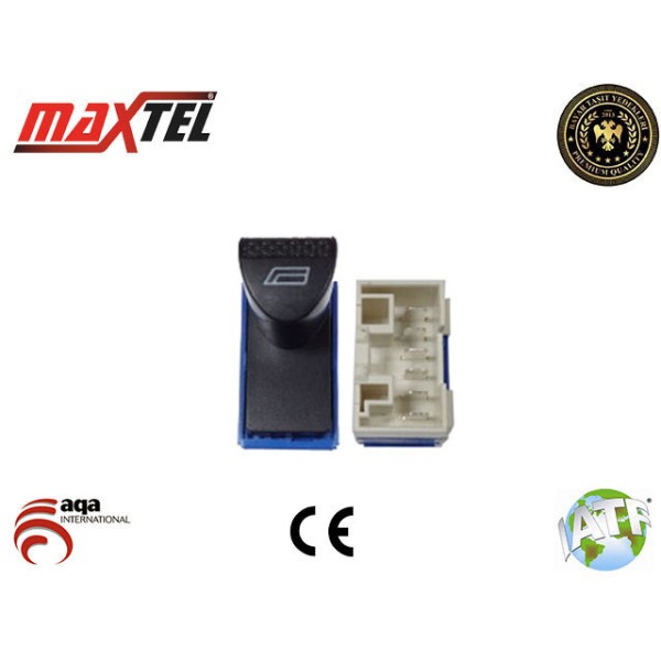 MAXTEL 18205719 Cam Açma Düğmesi Palio Albea Tekli Ön Sağ An0740 25178 