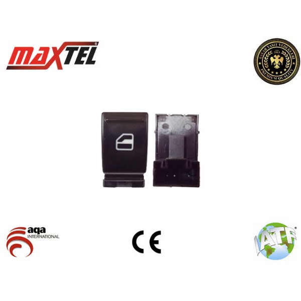 MAXTEL 18206004 Cam Düğmesi Ön Sağ Caddy 3 Fişli Tekli 