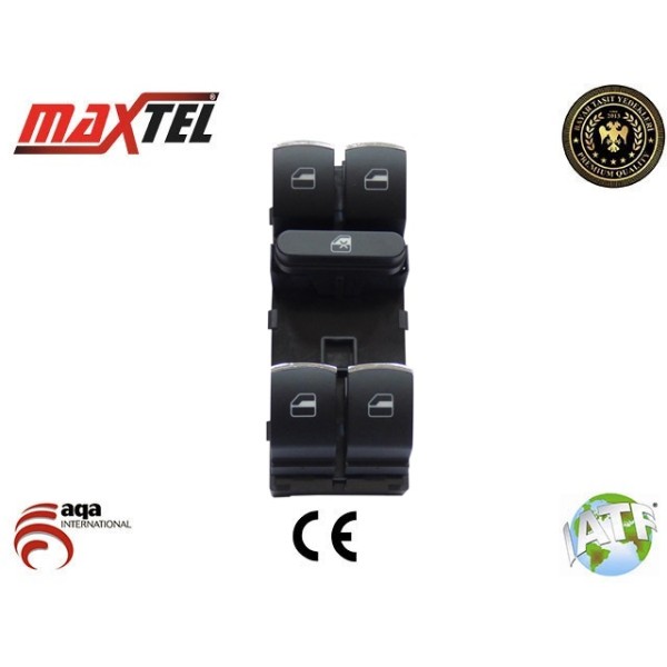 MAXTEL 18206027 Cam Düğmesi Ön Sol Golf VI Vıı Passat Tiguan Touareg 10 Fıs