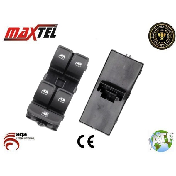 MAXTEL 18206031 Cam Açma Düğmesi Golf Vıı Passat B8 Touran Tiguan Leon Altea Superb 
