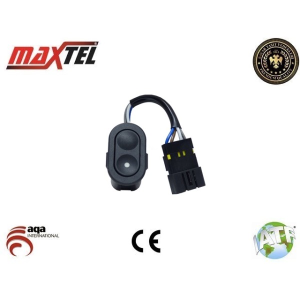 MAXTEL 18207369 Cam Açma Düğmesi Arka Tekli Vectra B 
