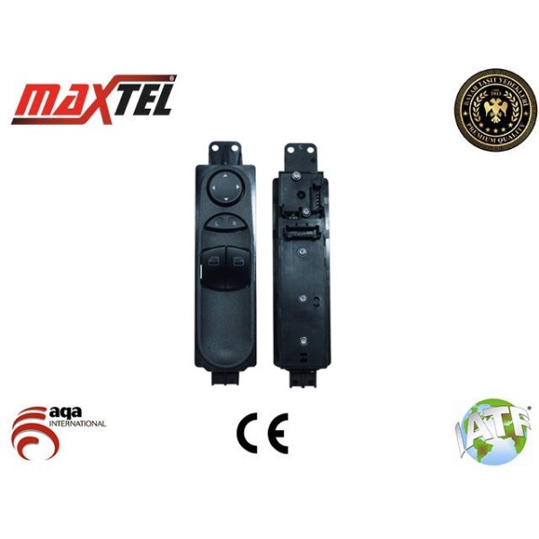 MAXTEL 18208213 Cam Açma Düğmesi Crafter Sprinter Sol 12 Fişli 