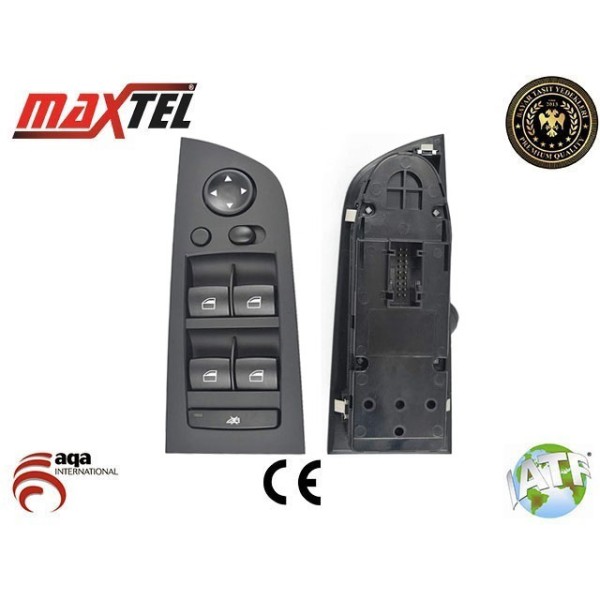 MAXTEL 18209337 Cam Düğmesi Bmw E70 E87 E90 E91 X1 Siyah Sol 