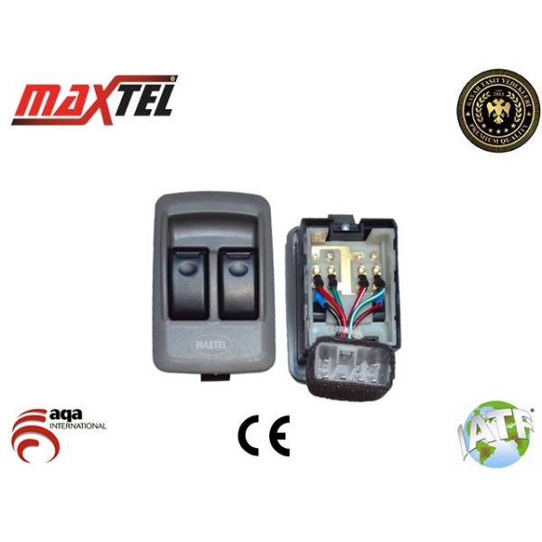 MAXTEL 18216003 Cam Açma Düğmesi Sol Kia Bongo An1320 25333