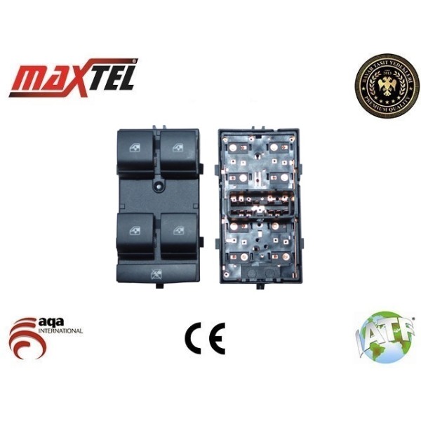 MAXTEL 18219246 Cam Açma Düğmesi Ön Sol Dörtlü Aveo T300