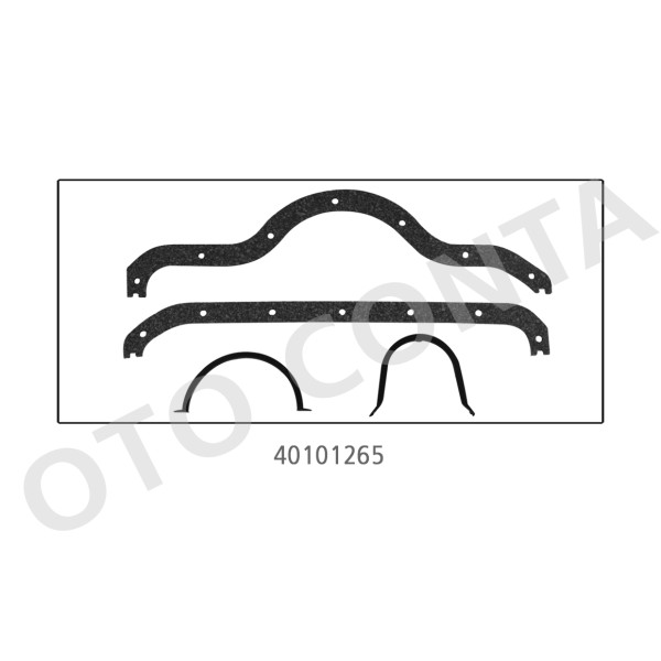 OTO CONTA 40101265 Karter Contası Renault 12 1.3 Kırmızı Mantar 