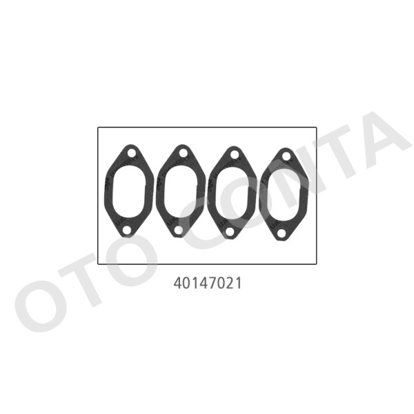 OTO CONTA 40147021 Egzoz Manifold Contası Saclı KlınGrit 4 Adet Master-Ducato-Boxer-Jumper 2.5/2.8 