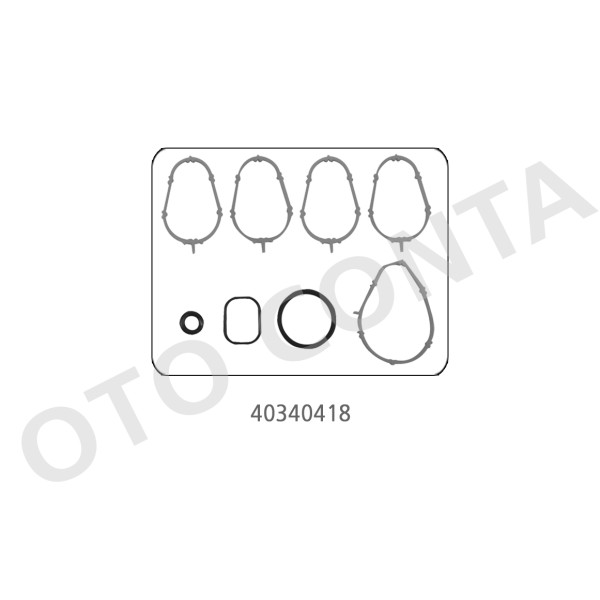 OTO CONTA 40340418 Fiat Doblo - Punto 1.2 8V Emme Manifold Contası Lastik Takım 