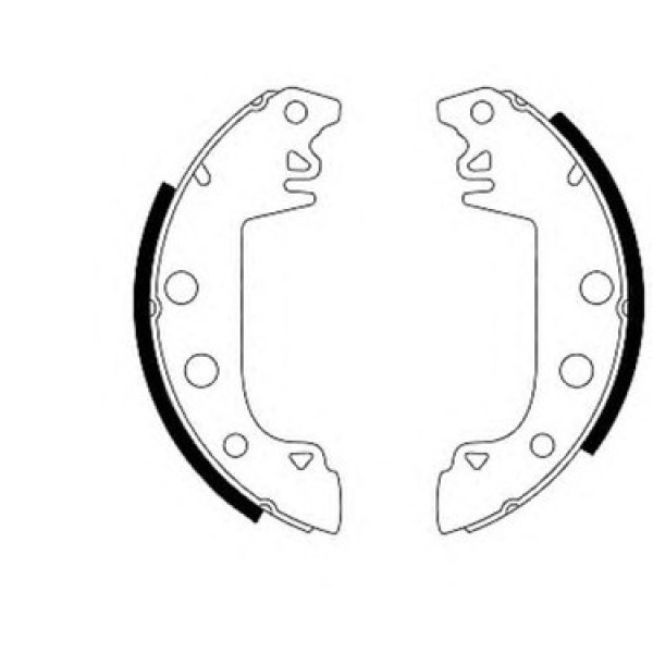 PBS 4001P Kampana Balata Murat 131 / Renault 12 / C15 Perçinli 229×42Mm