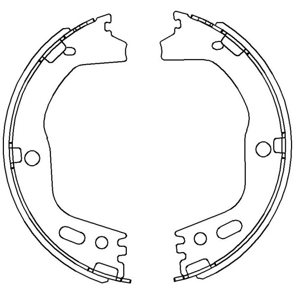 PBS 4173 El Fren Pabuç Balatası Hyundai H350