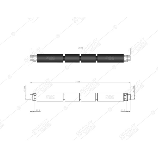 SVAC 10-177 Ön Fren Hortumu Passat 00-05 A8 94-02 