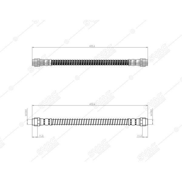 SVAC 10-224 Fren Hortumu Arka (17İnc) Touareg 03-18 Q7 10-15 Cayenne 03-10 