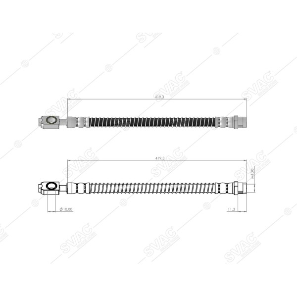 SVAC 10-226 Fren Hortumu 17İnc Touareg 03-18 Q7 10-15 Cayenne 03-10 