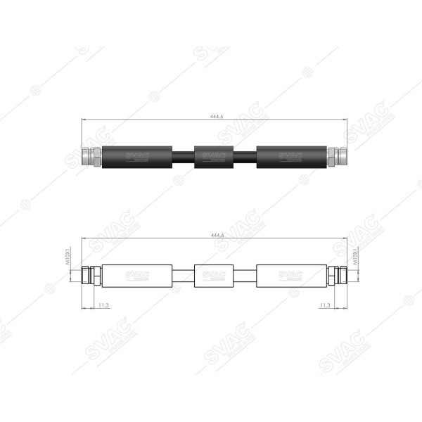 SVAC 100159 Ön Fren Hortumu A8 02-18 Phaeton 02- 