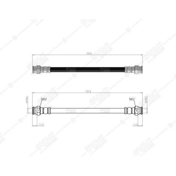 SVAC 100209 Arka Fren Hortumu Felıcıa 94-98