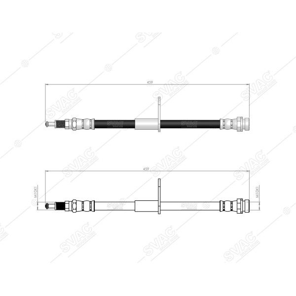 SVAC 20-104 Arka Fren Hortumu Sağ Yenı Transit Connect 13 - 