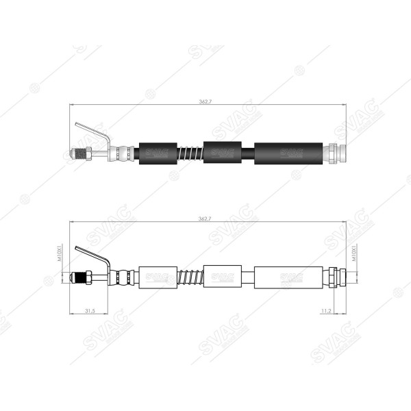 SVAC 20-106 Ön Fren Hortumu Connect 02- 