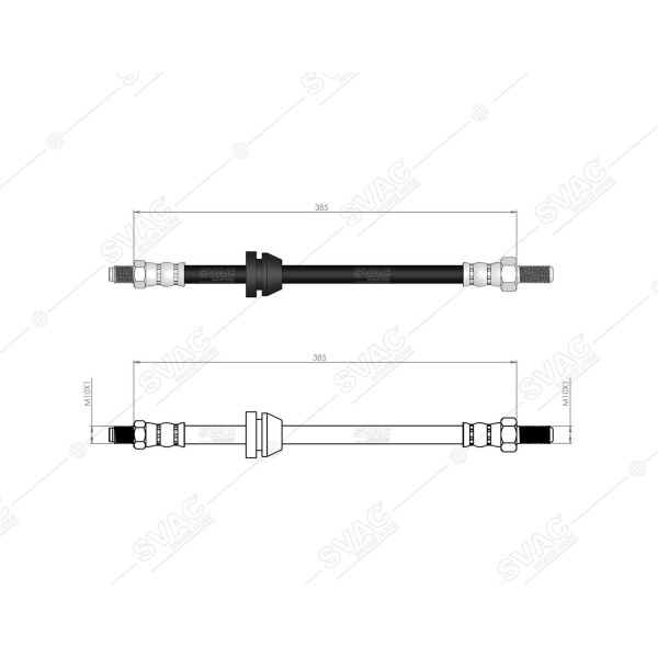 SVAC 20-127 Ön Fren Hortumu Fiesta 83-89 
